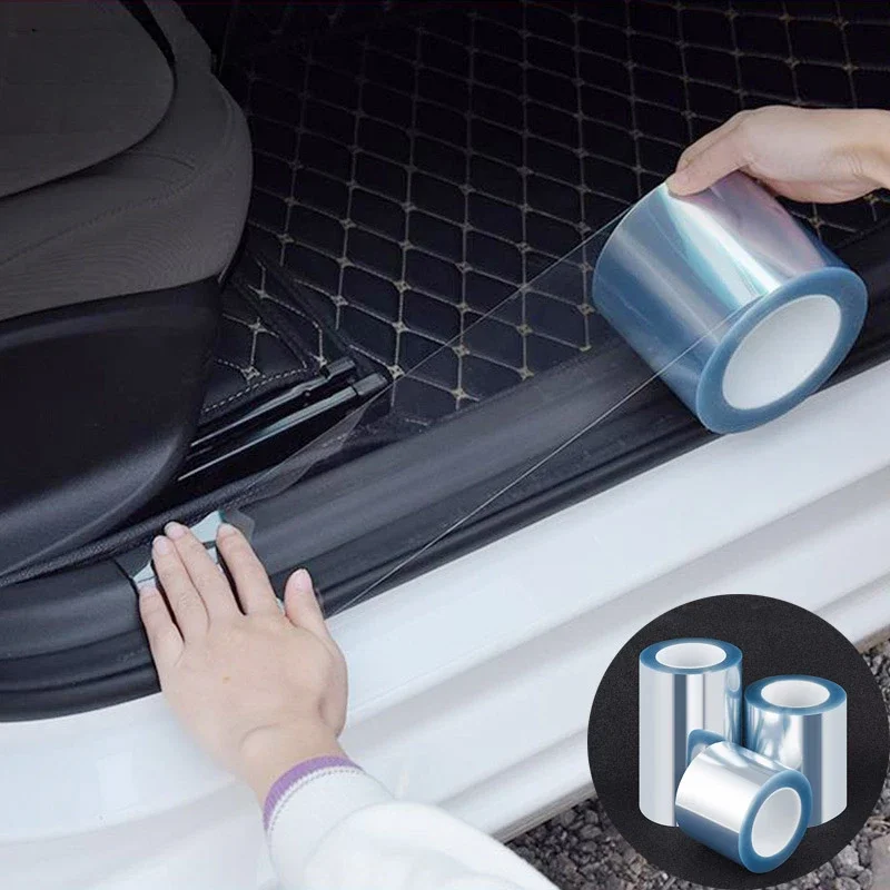Car Door Edge Guard - Film Pelindung Ambang Pintu Mobil Transparan,