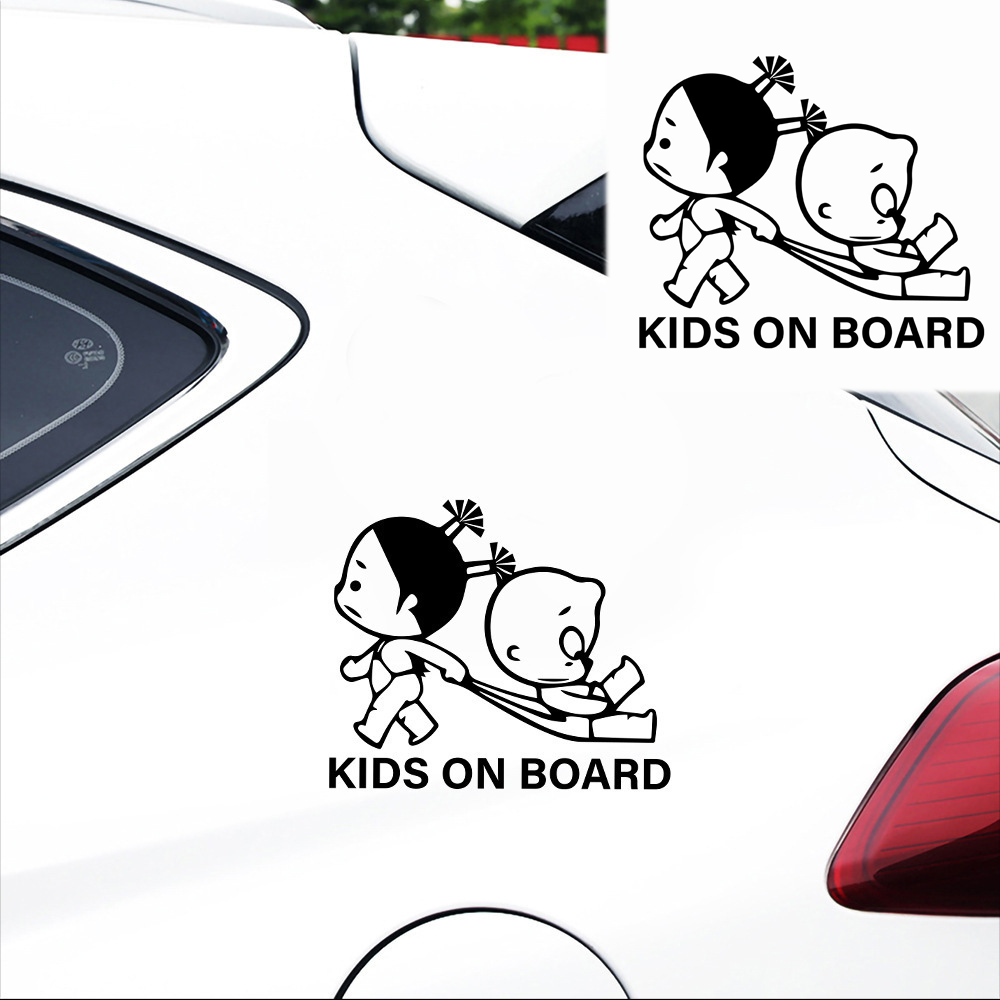 Car Accessories For Night Driving - 1 Buah Stiker Reflektif Mobil Tanda