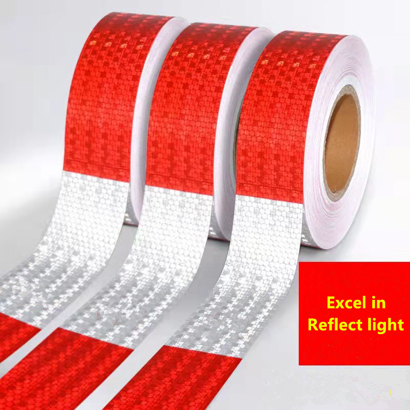 Car Accessories For Night Driving - Stiker reflektif mobil, strip reflektif trailer
