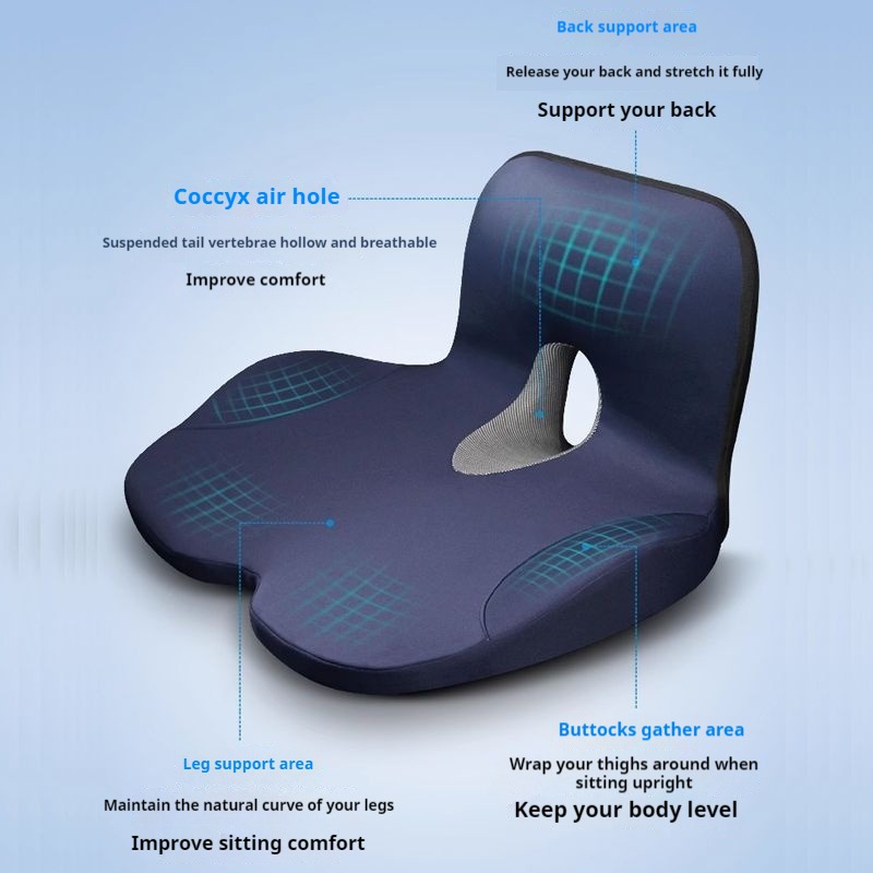 Bantal Kursi Booster Kursi Pen - Car Seat Cushion Memory Foam ulasan dan harga