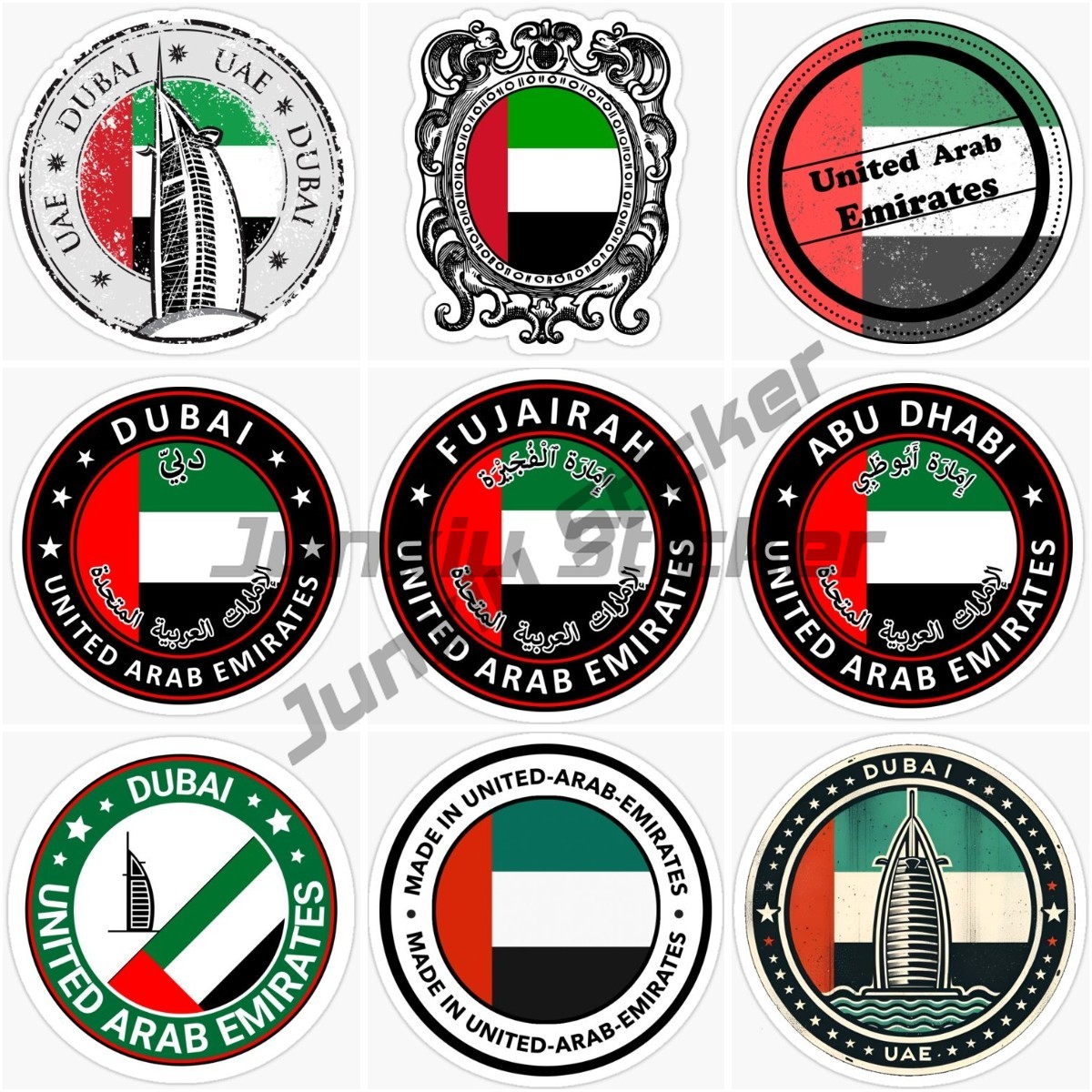 Emblem dan Lencana Bendera Nas - Car Accessories In Dubai ulasan dan harga