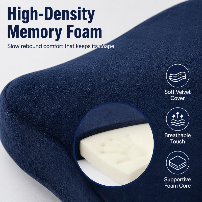 Bantal Kursi Busa Memori Tebal - Car Seat Cushion Memory Foam ulasan dan harga