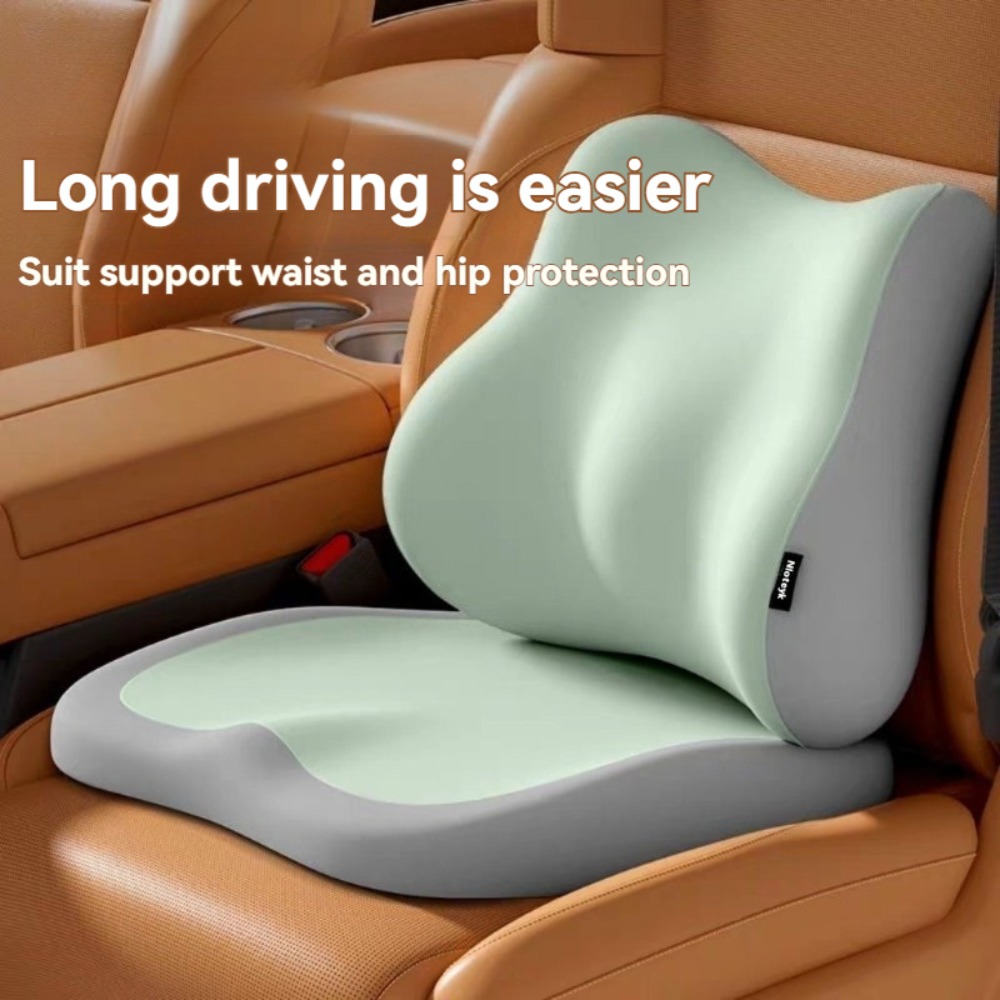2 buah bantalan penyangga ping - Car Seat Cushion Memory Foam ulasan dan harga