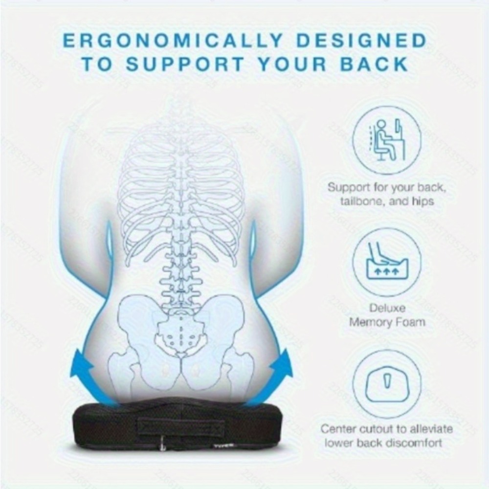 2 buah bantalan penyangga ping - Car Seat Cushion Memory Foam ulasan dan harga