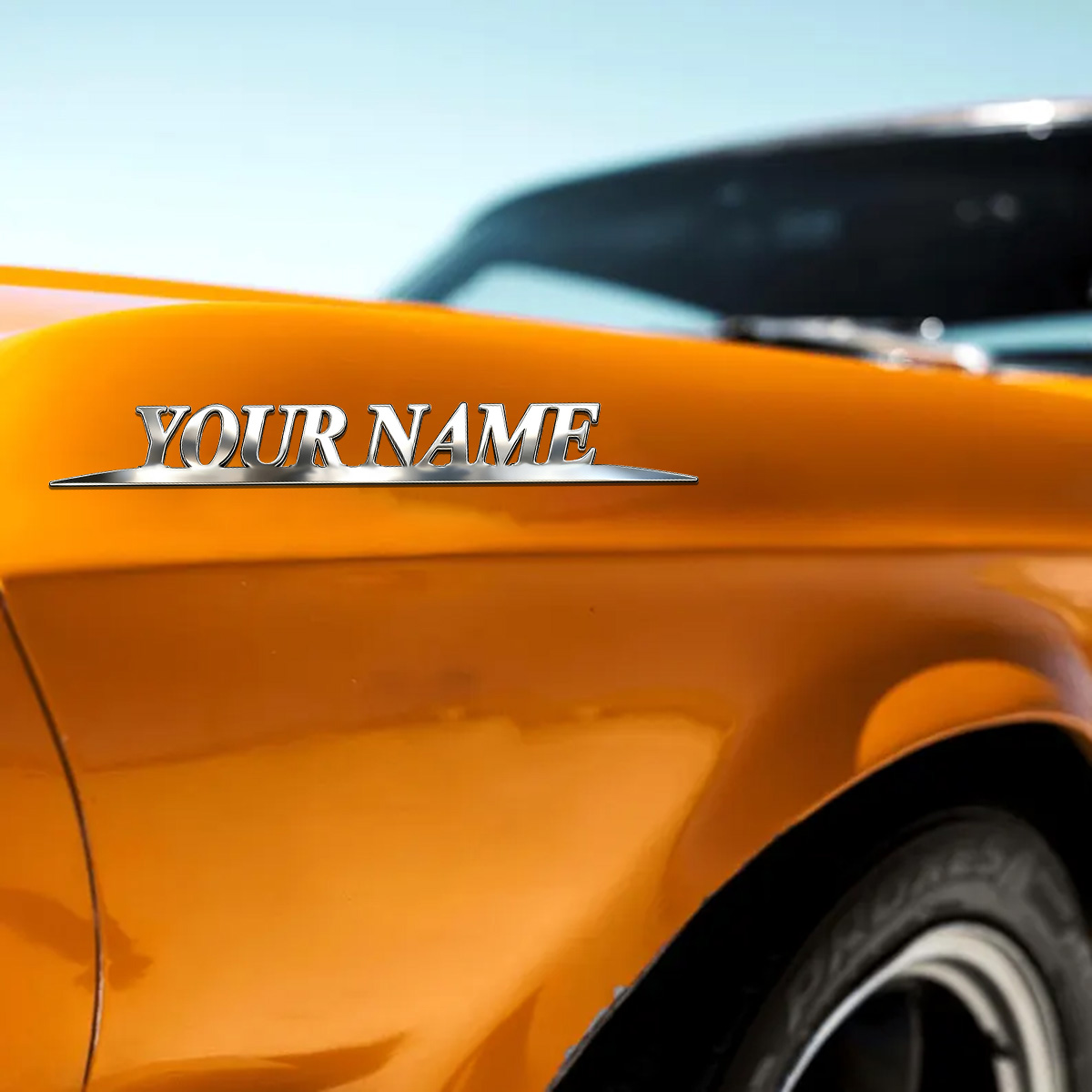Stiker Nama Trendy Logam Kusto - Car Accessories Name ulasan dan harga