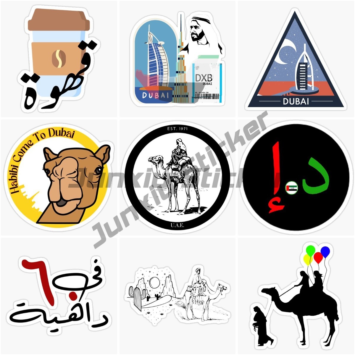 Stiker Mobil Unta Dubai UAE, S - Car Accessories In Dubai ulasan dan harga
