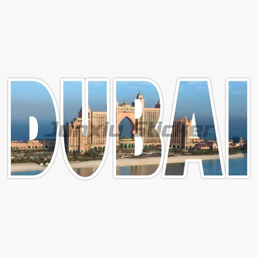 Bendera Negara Dubai Stiker De - Car Accessories In Dubai ulasan dan harga