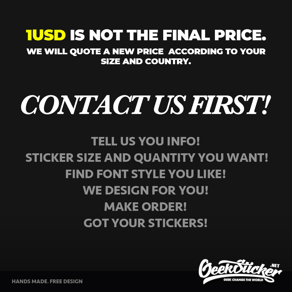 Stiker Nama Bisnis Kustom, Log - Car Accessories Name ulasan dan harga