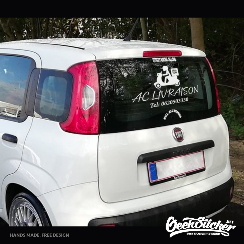 Stiker Nama Bisnis Kustom, Log - Car Accessories Name ulasan dan harga